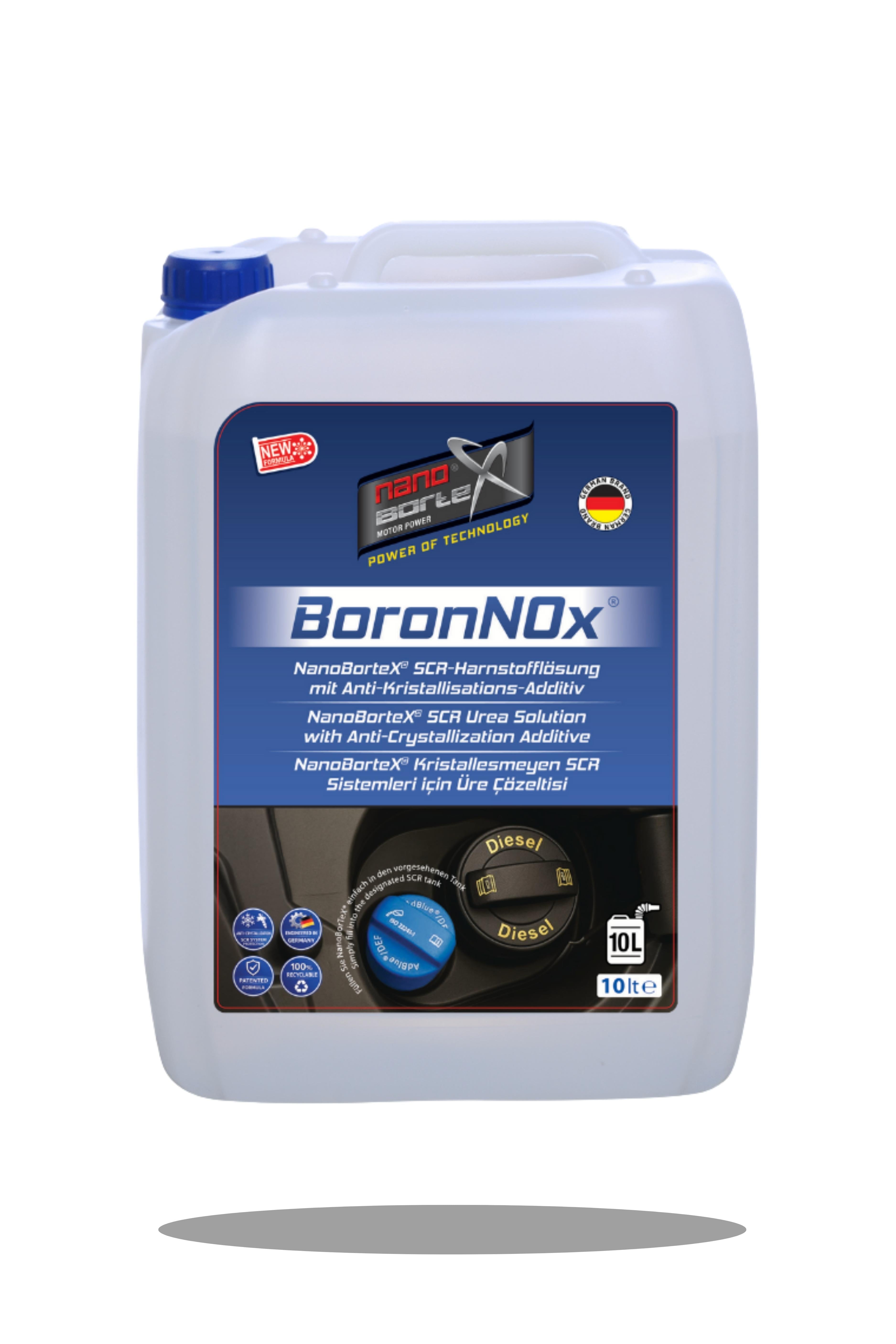 Nanobortex BoronNOX Kristalleşmeyen SCR & Üre Sistemi Çözümü (DEF / Adblue® Sıvısı) Kristaleşme Karşıtı ,Tıkanma Önleyici Bor Teknolojisi