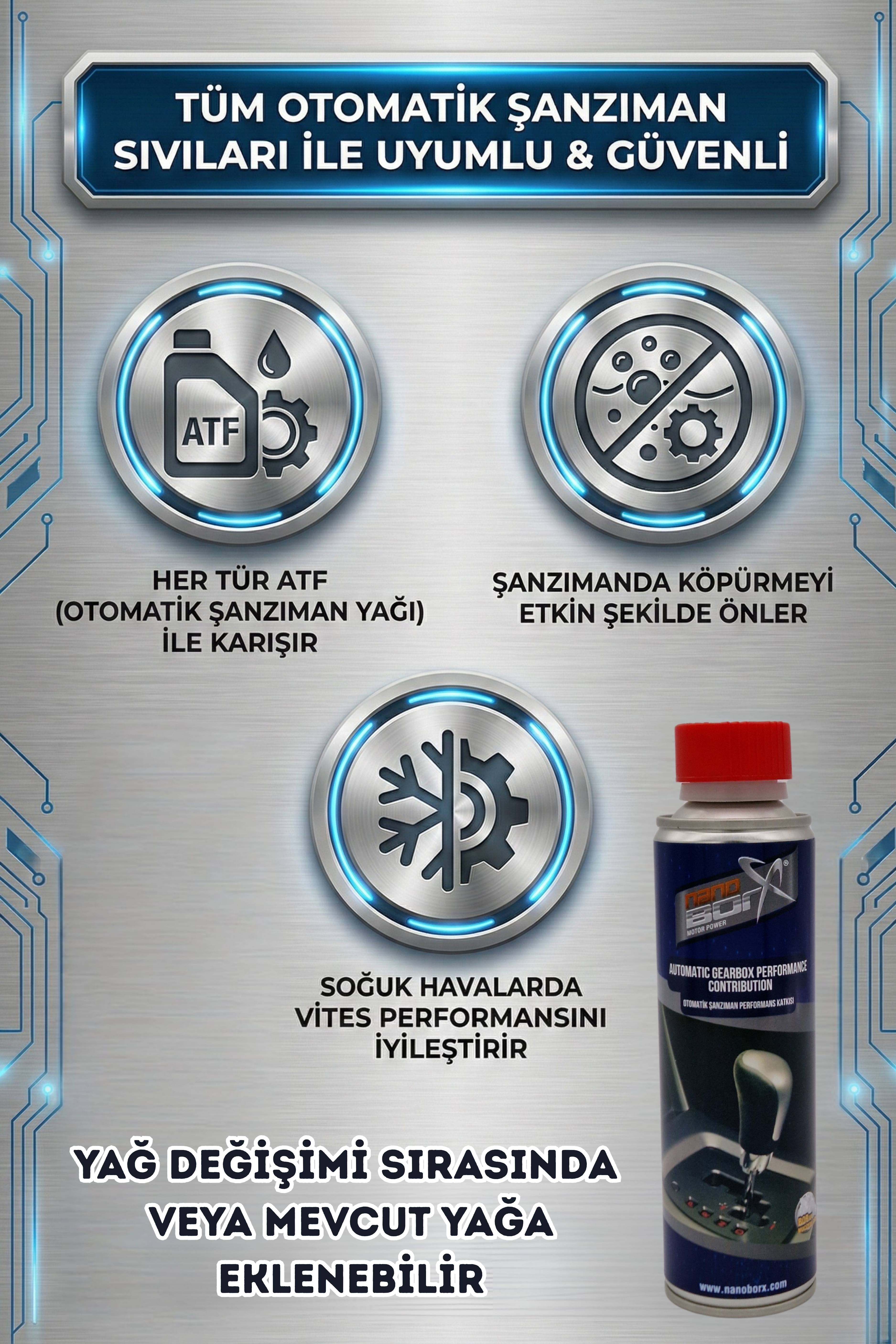 NanoBorTeX Otomatik Şanzıman Performans Artırıcı & Vites Geçiş Düzenleyici