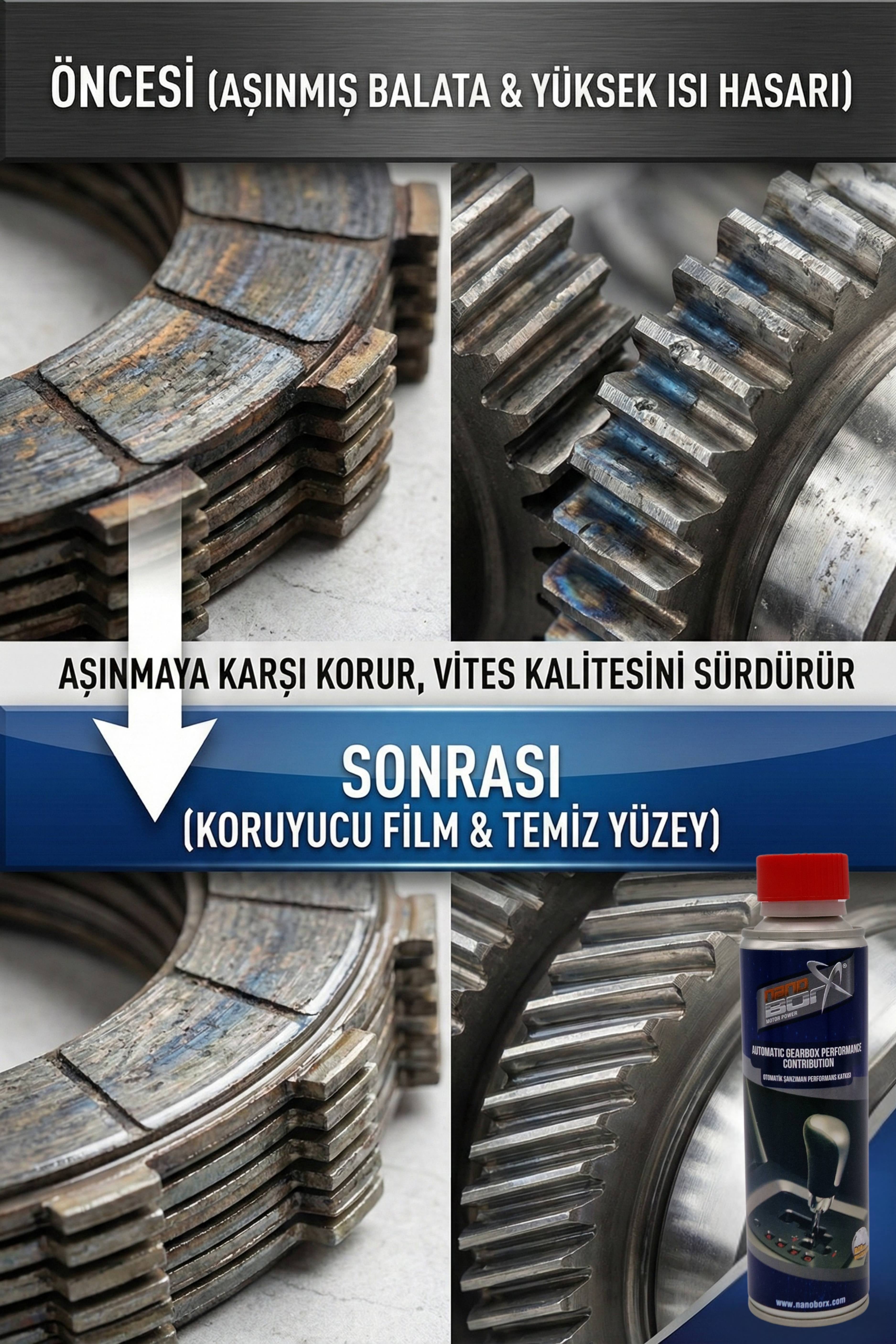 NanoBorTeX Otomatik Şanzıman Performans Artırıcı & Vites Geçiş Düzenleyici