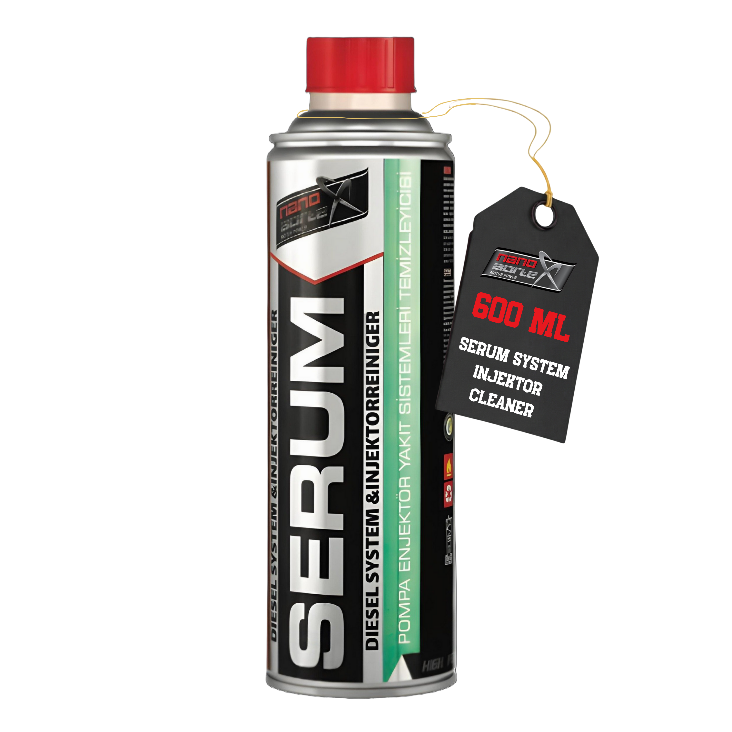 NanoBorTeX SERUM Dizel Yakıt Sistemi Temizleyici & Setan Artırıcı - Enjektör, EGR ve DPF Koruyucu