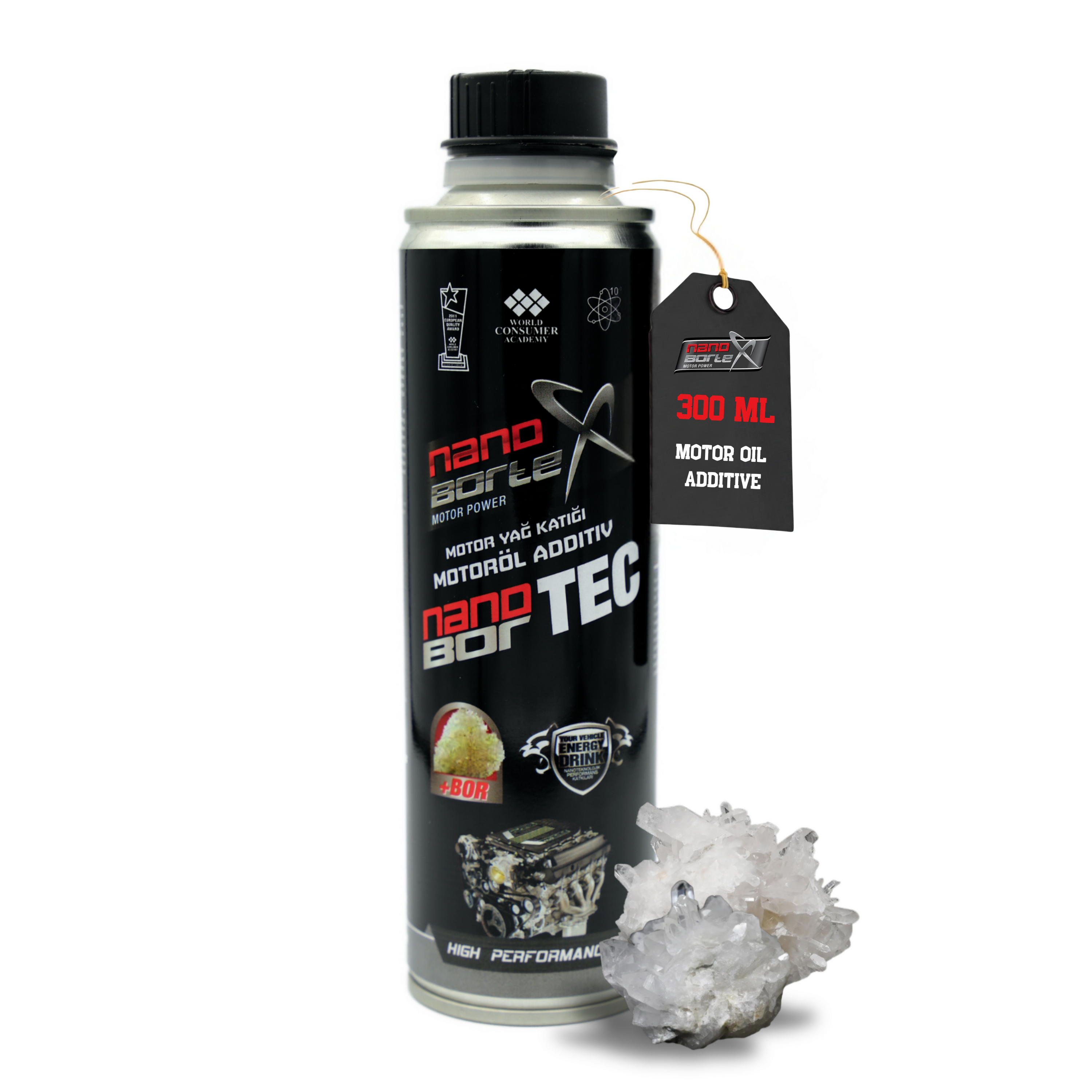 NanoBorTex Bor Teknolojili Motor Yağ Katkısı - Nano Motor Koruyucu & Performans Artırıcı (Tüm Motorlar)