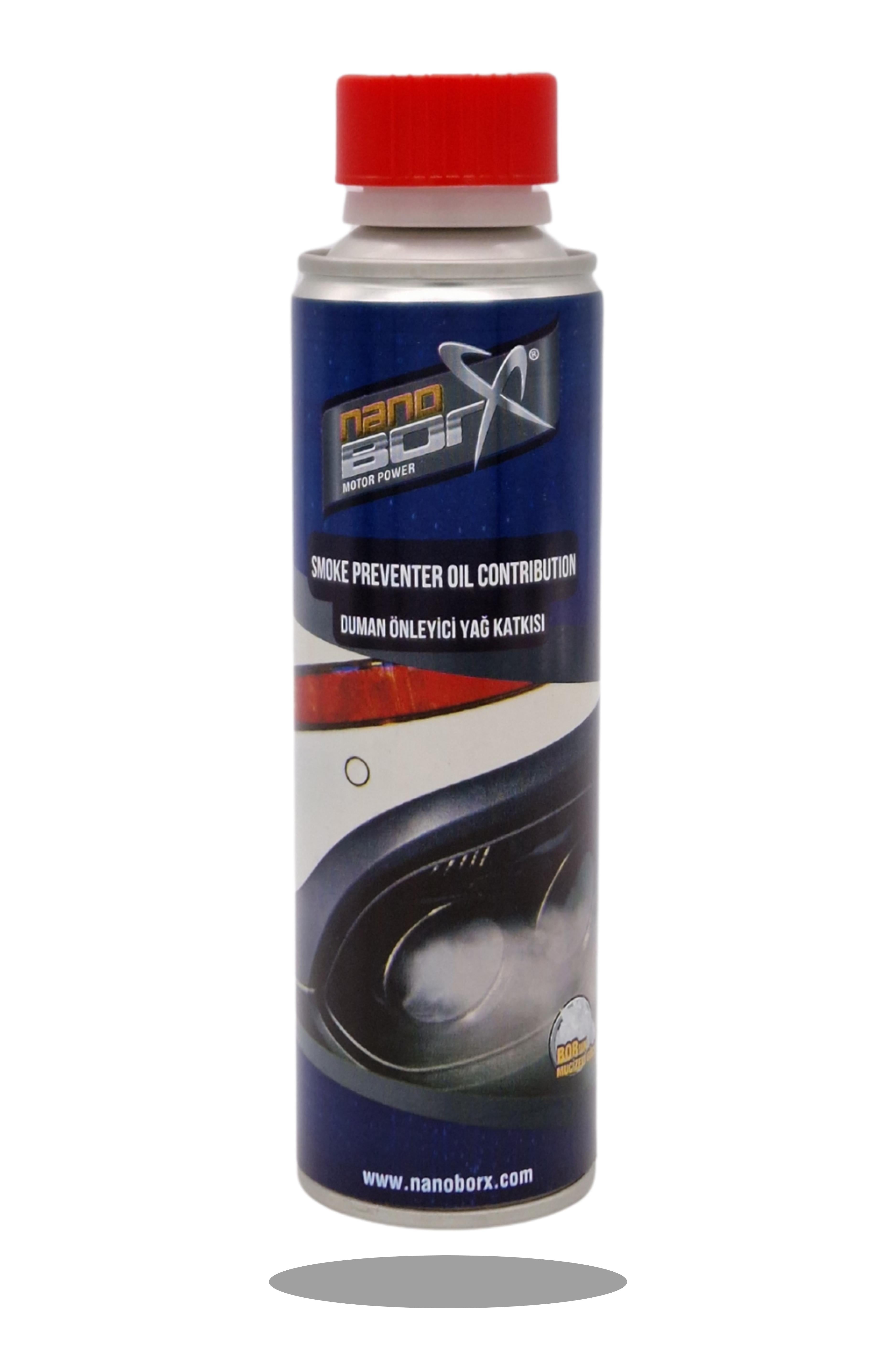 NanoBorTeX Duman Kesici & Yağ Yakma Önleyici Motor Yağ Katkısı - Mavi ve Kara  Duman Durdurucu